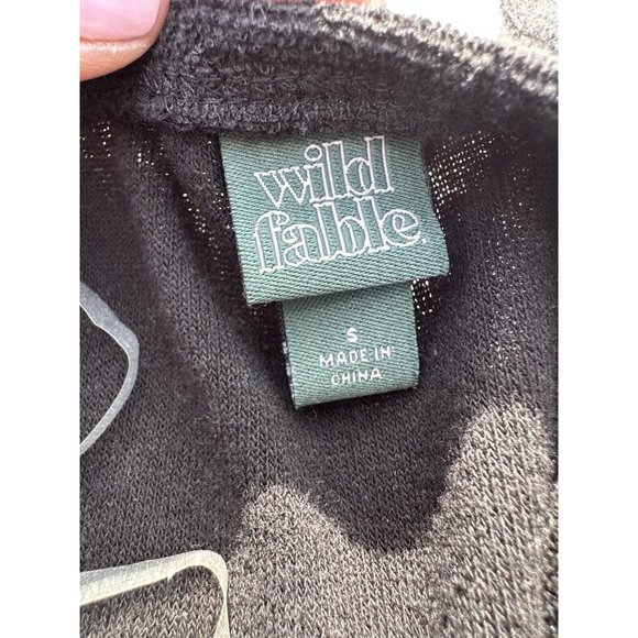 Wild Fable Romper Women Size Small Black Halter Neck Sleeveless Key hole Beach - Picture 7 of 13